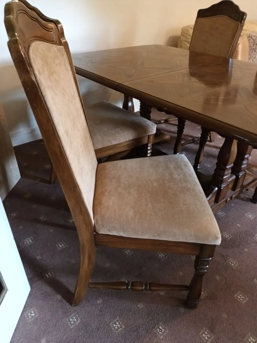 Dining Table and 4 Chairs - Image 3