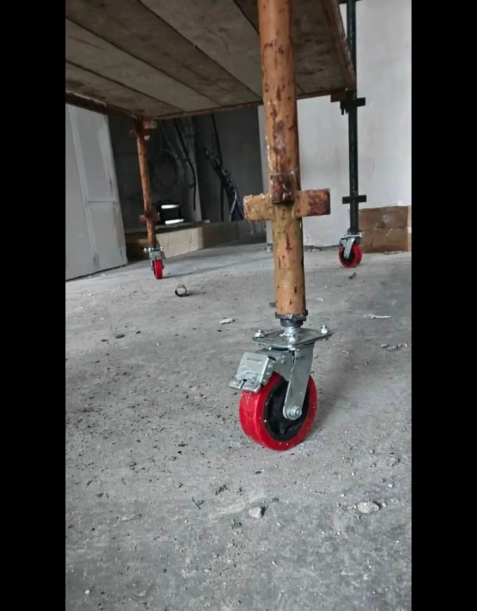 6“ scaffolding wheels for kwikstage - Image 1
