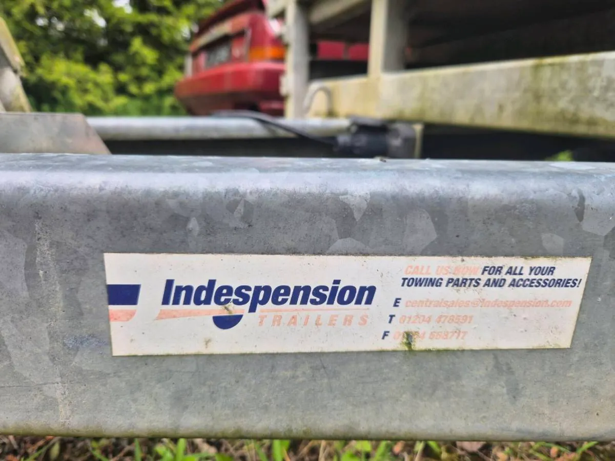 12x5 tri-axel  indespention Flat Trailer - Image 2