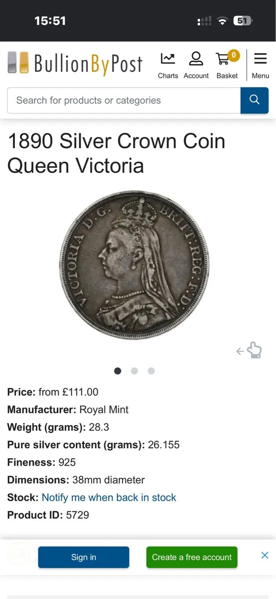 Silver coins - Image 1