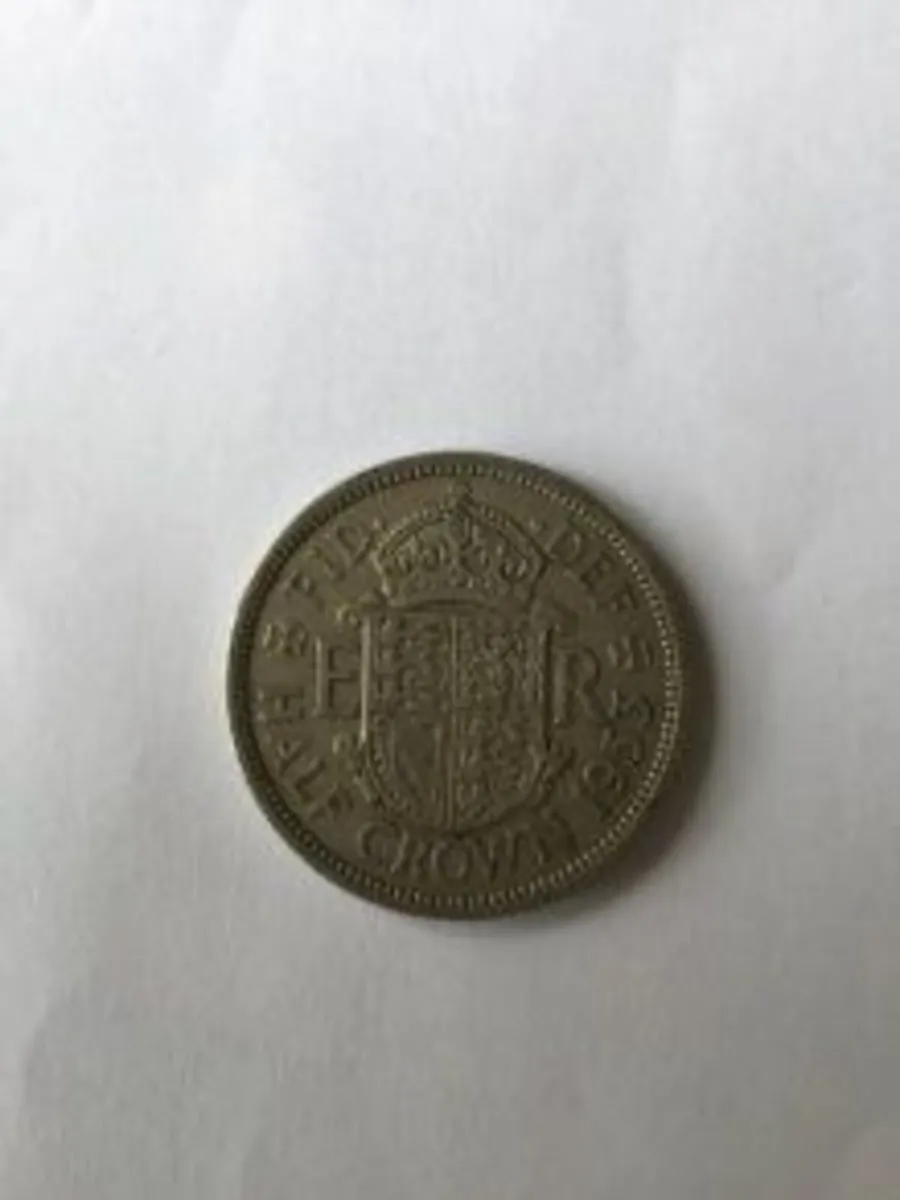 British Half Crown coins