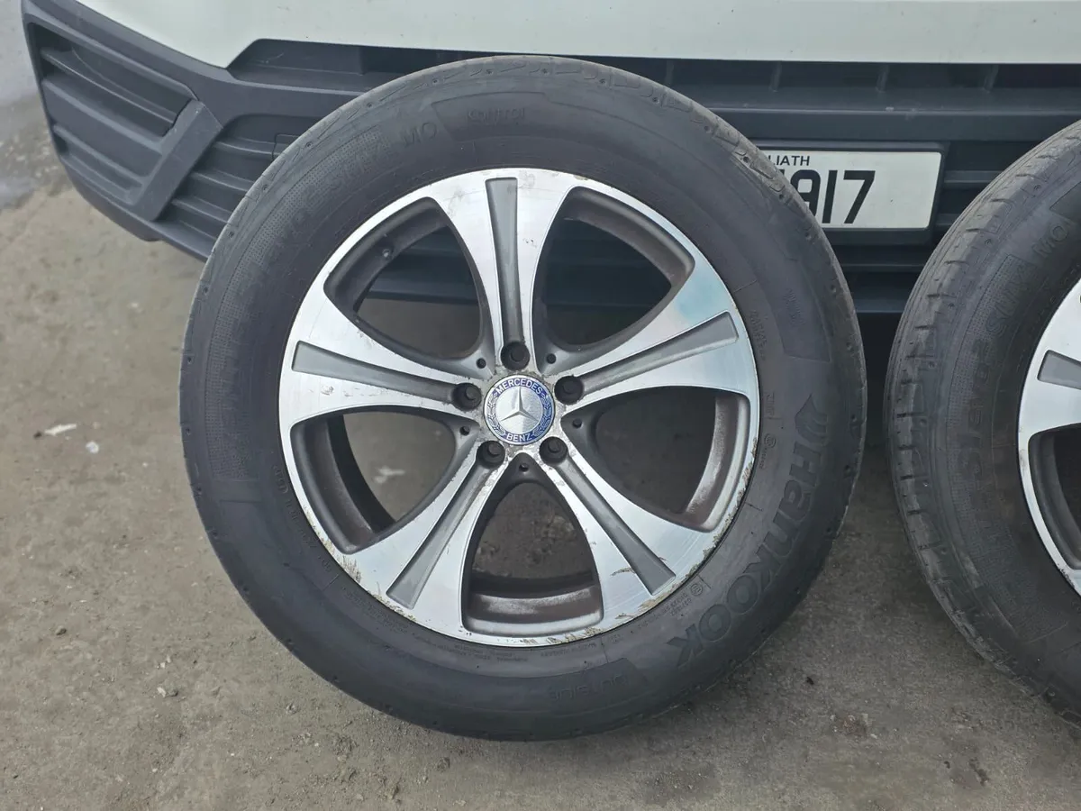 #77 Genuine Mercedes Alloys 18" 5X112 - Image 2