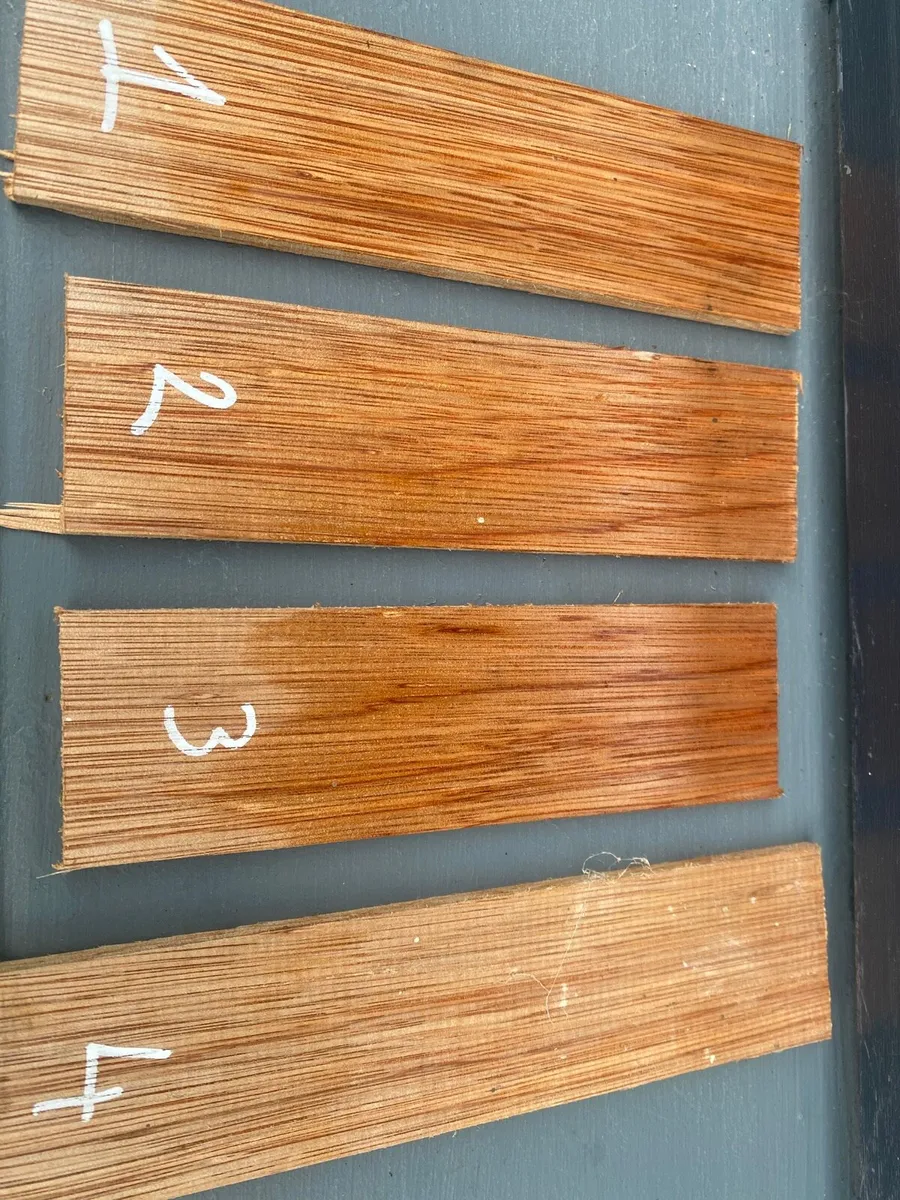 Teak flat profile strips - Image 1