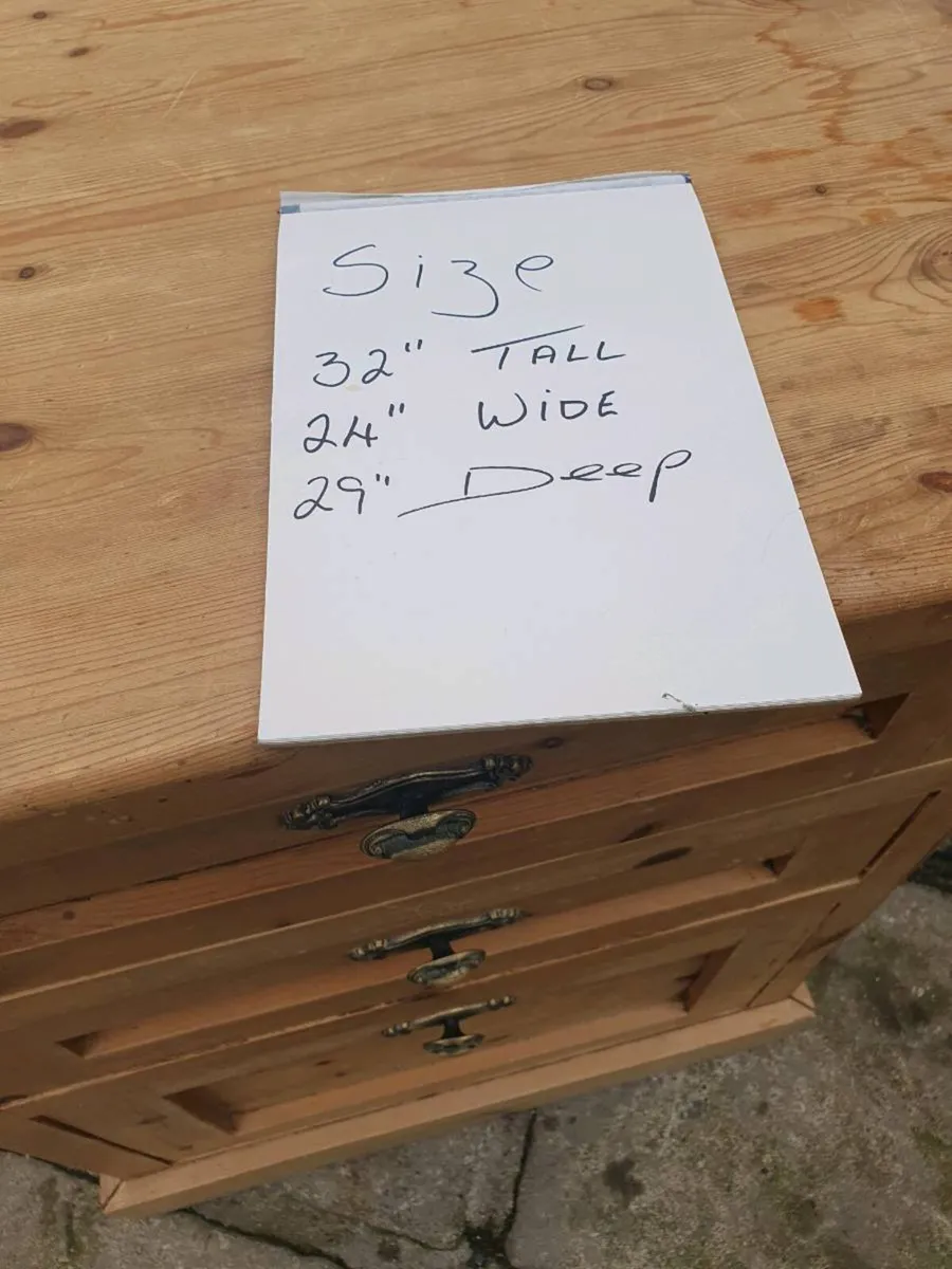 Antique pine locker - Image 2