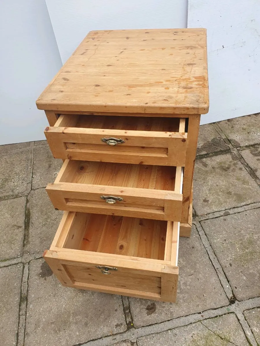 Antique pine locker - Image 3