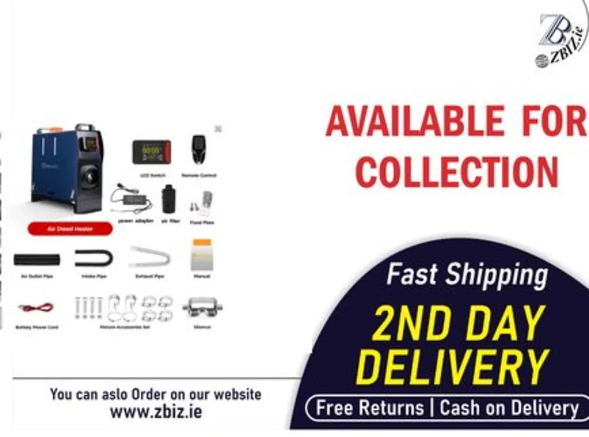 8KW 12V 24V Diesel Heater Bluetooth APP - Image 1