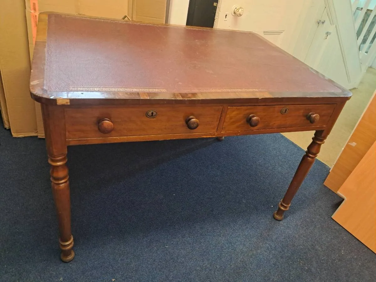 1890s Antique Writing Desk - Image 2