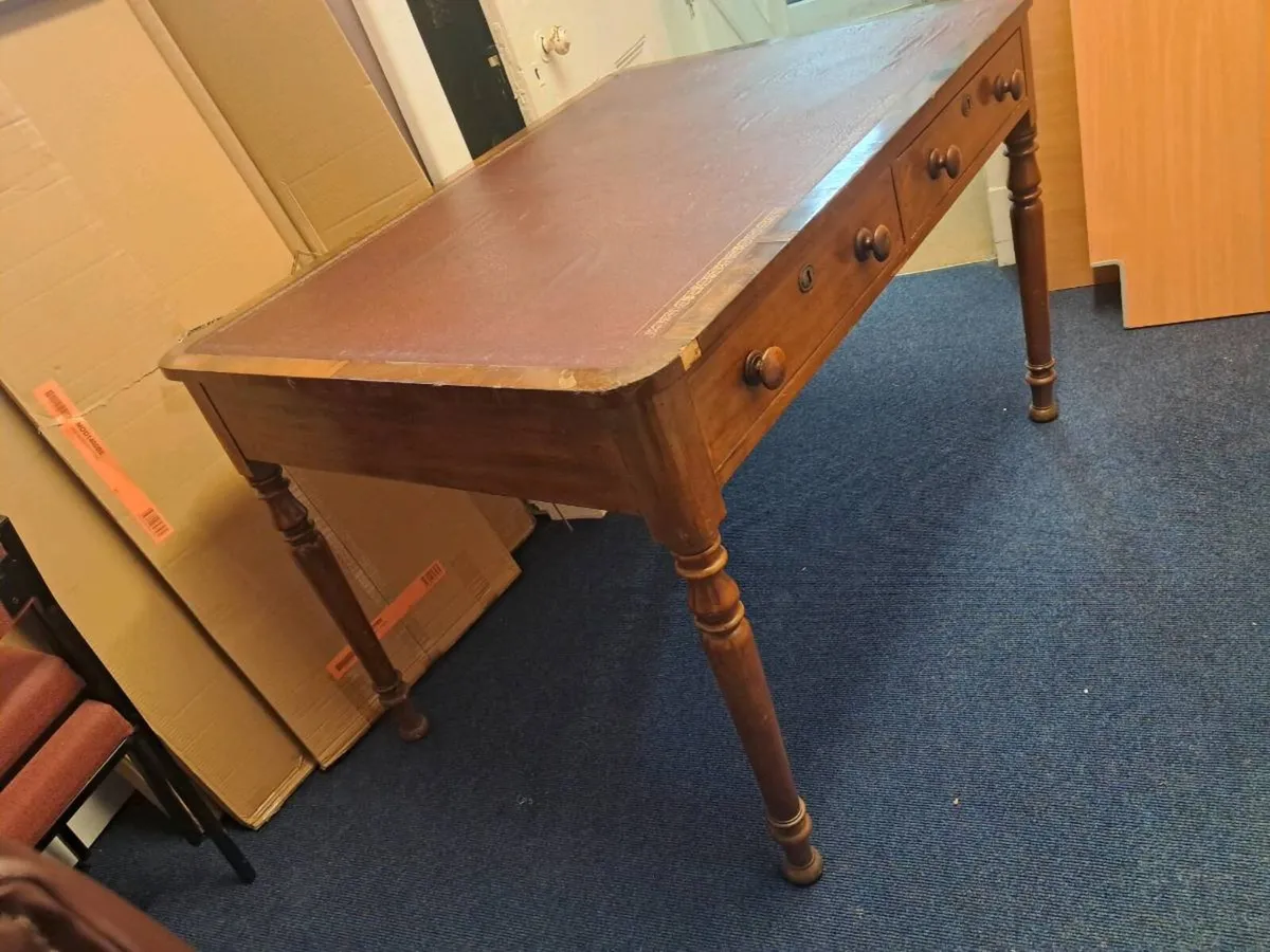 1890s Antique Writing Desk - Image 3