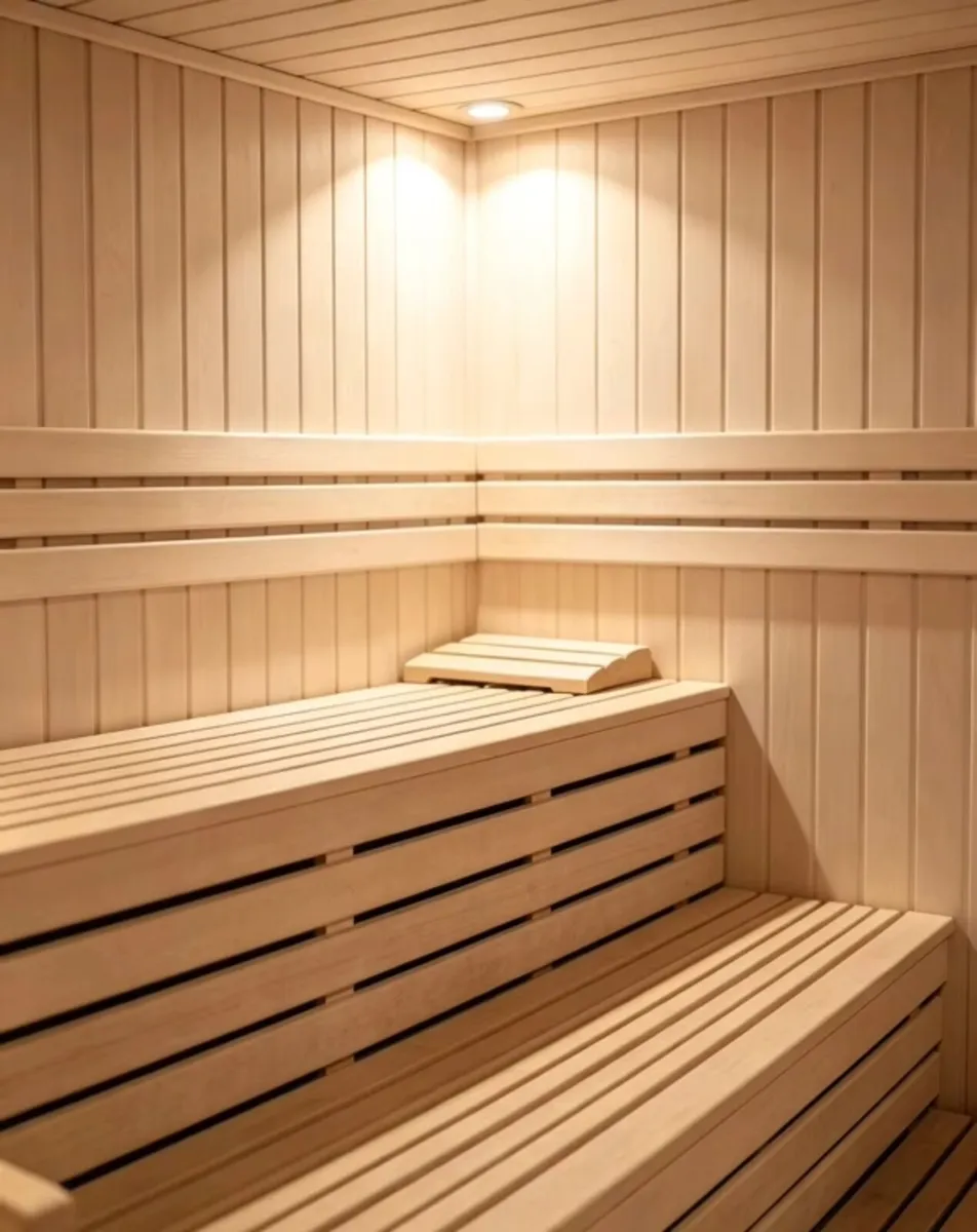 Outdoor Red Cedar Woodburning 2-3 Person Sauna - Image 3