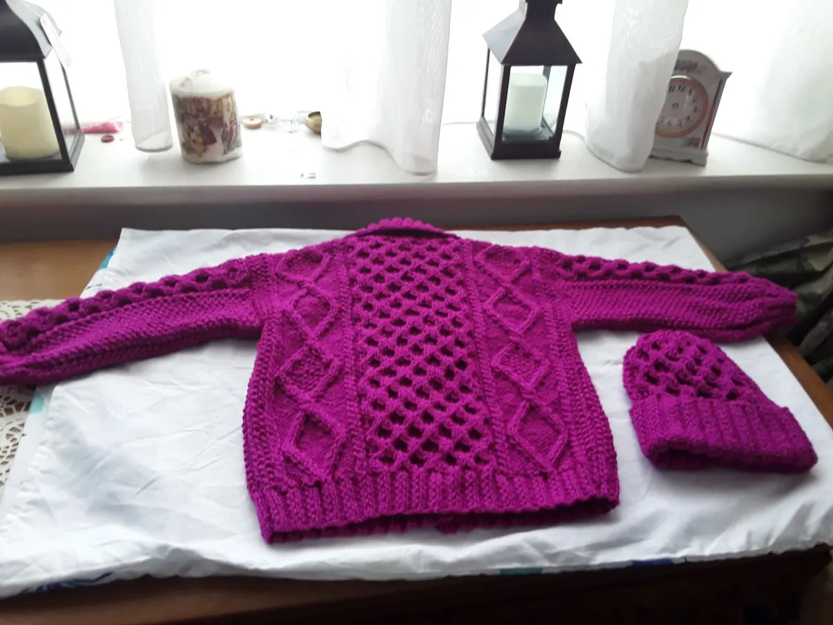 Brand new hand knitted Aaron cardigan toddler - Image 2