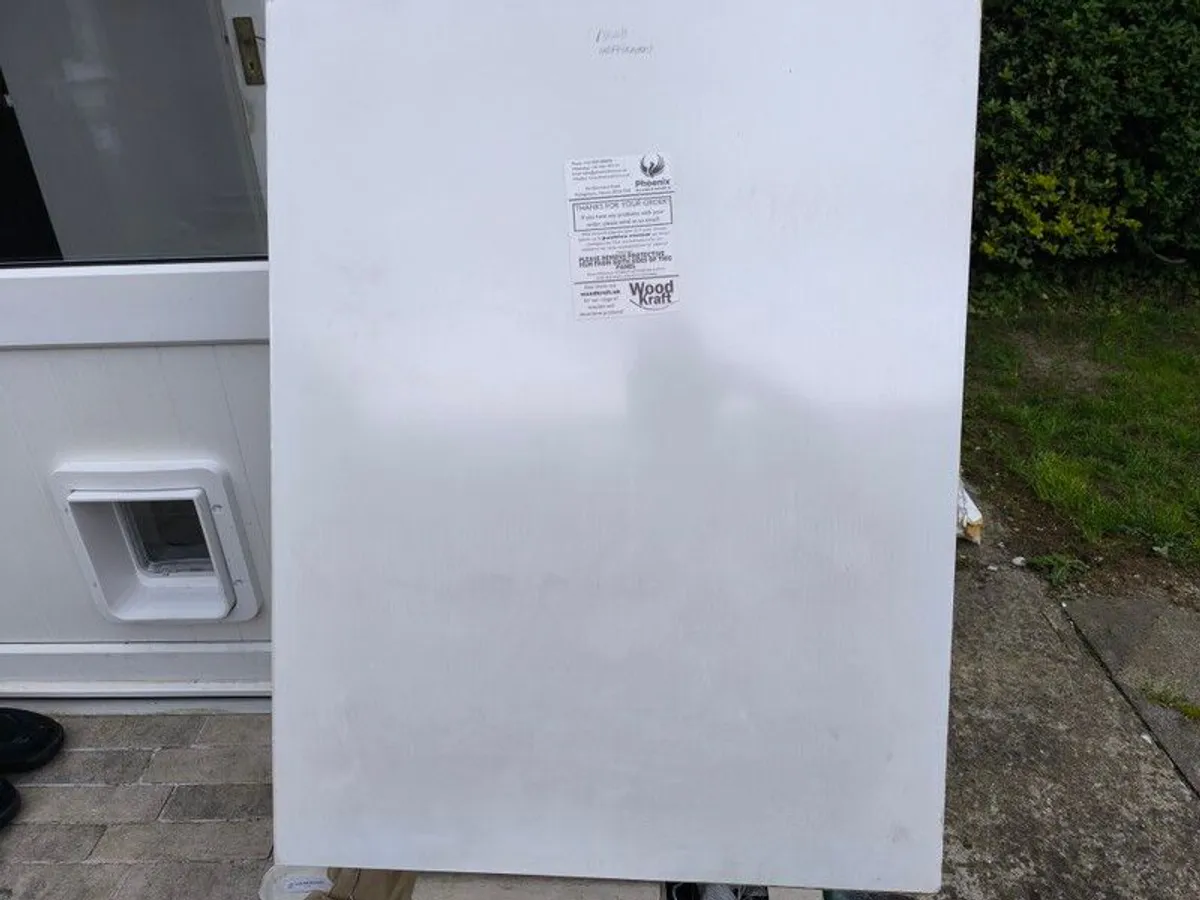 Pvc Door Panel - White - Image 1