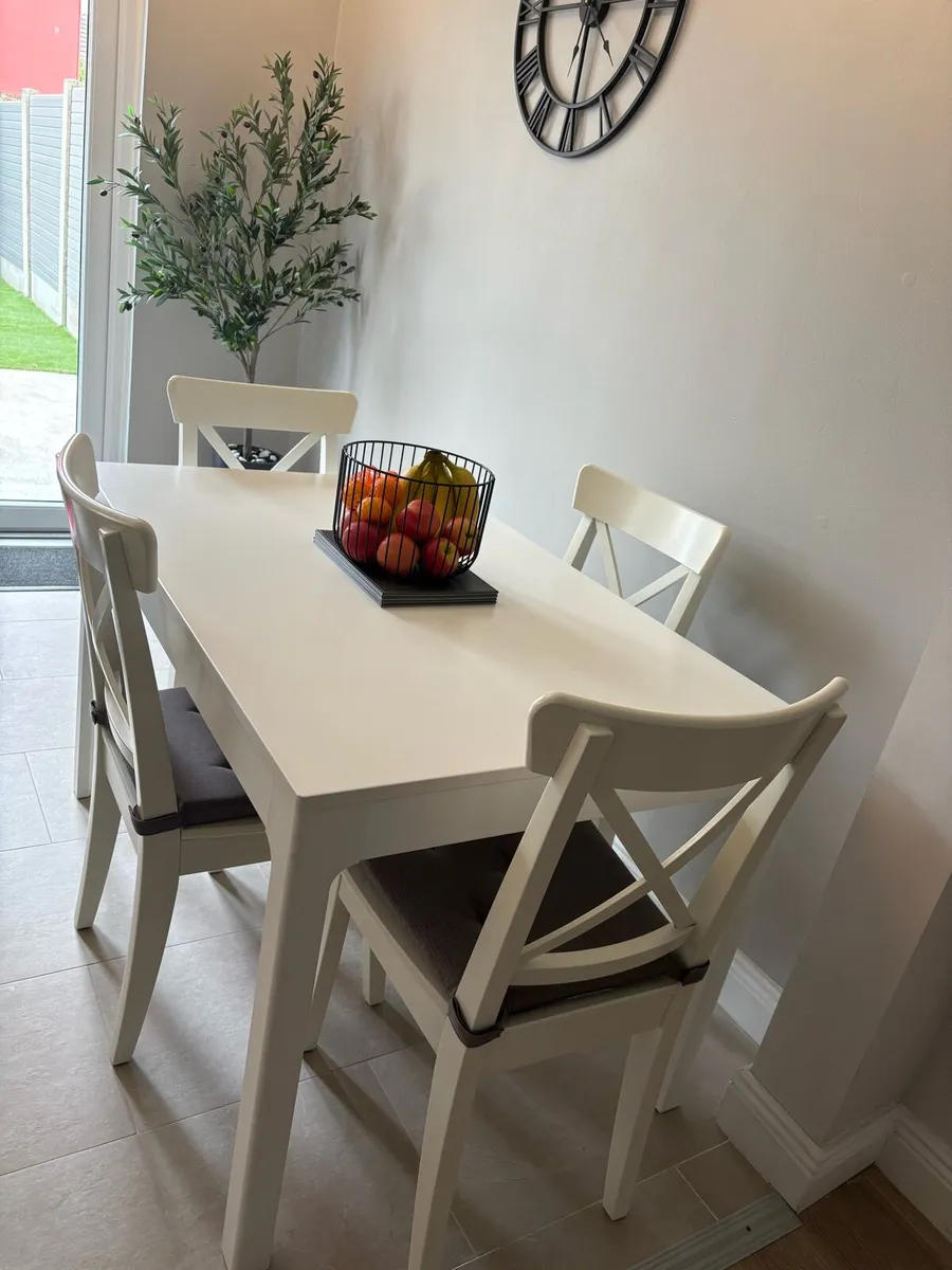 IKEA table and chairs - Image 1