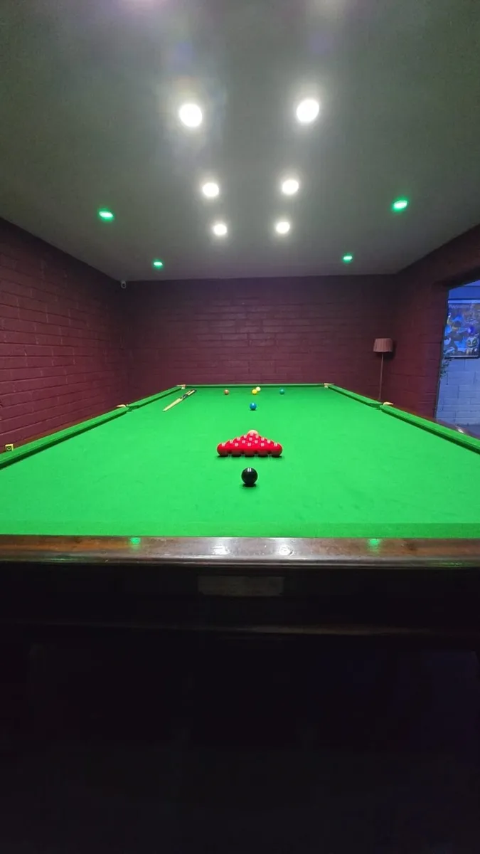 Burroughes and Watts 12ft Snooker Table - Image 3