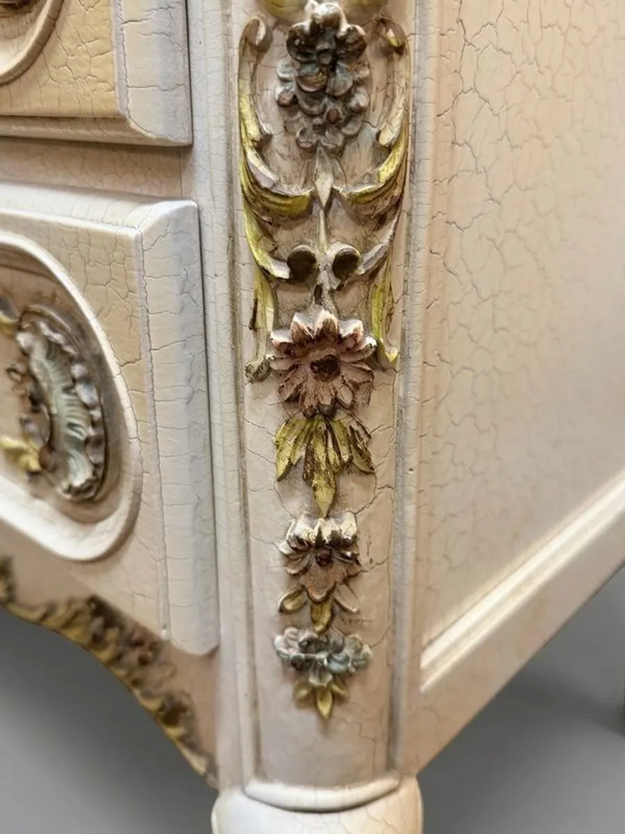 Charming French Vintage Armoire Chest of Drawers - Image 3