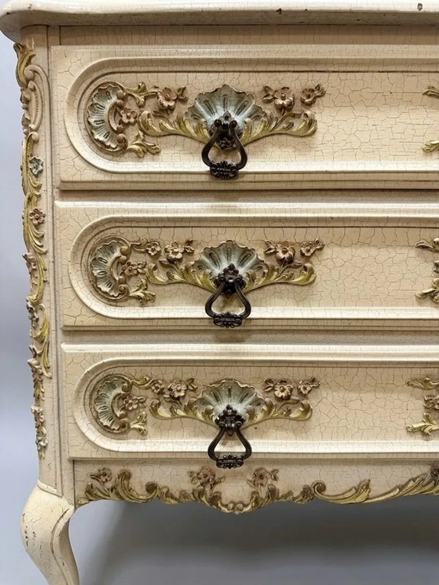 Charming French Vintage Armoire Chest of Drawers - Image 4