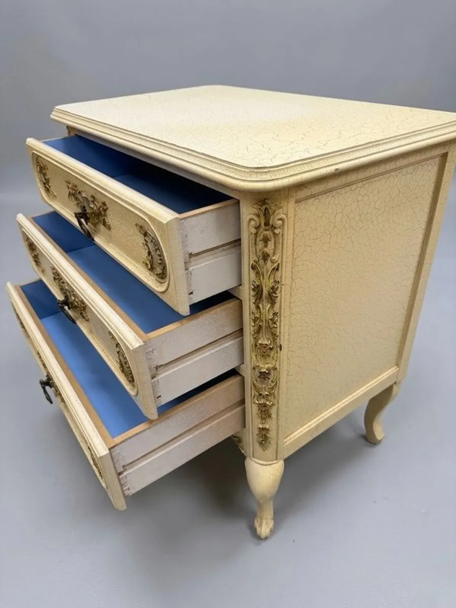 Charming French Vintage Armoire Chest of Drawers - Image 2