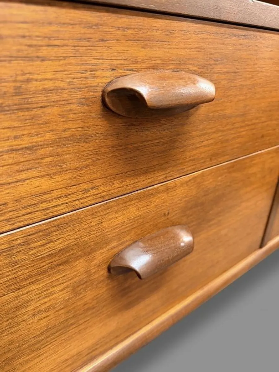 Mid Century Modern Classic 1960s G Plan Teak Highboard - Image 4