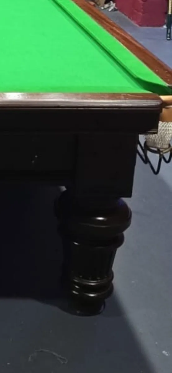 Burroughes and Watts 12ft Snooker Table - Image 4