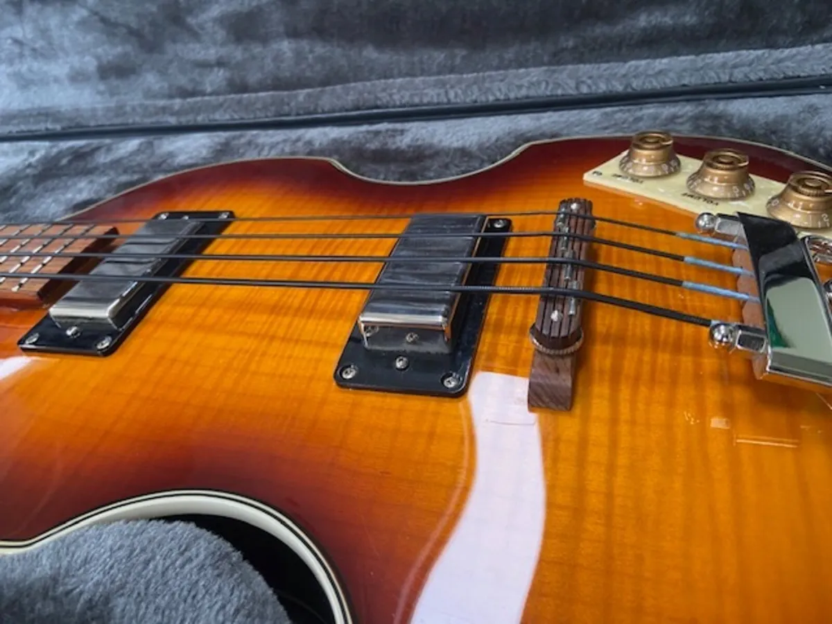 Epiphone Viola Bass guitar La Bella Strings - Image 1