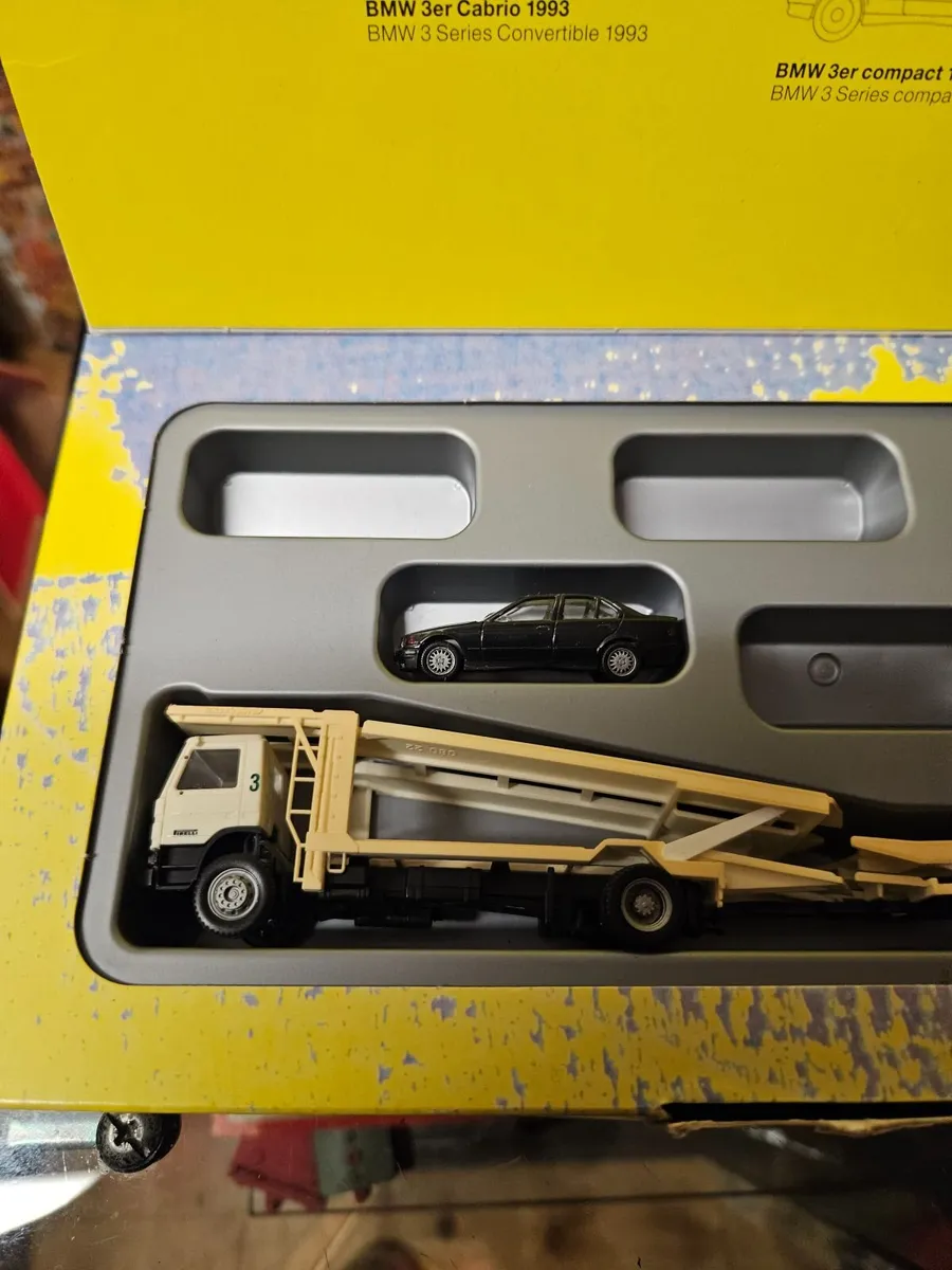 Corgi Herpa Car Transporter with BMW - Image 2