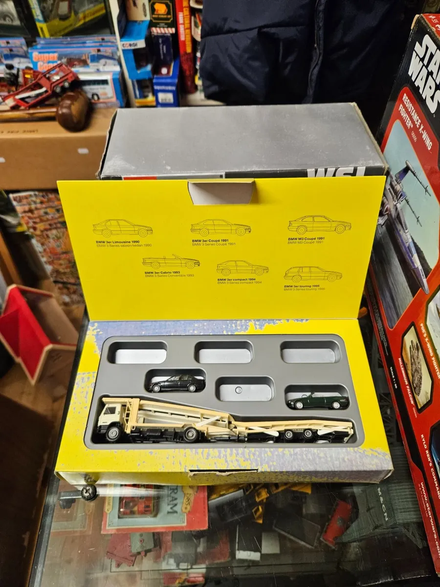Corgi Herpa Car Transporter with BMW - Image 1