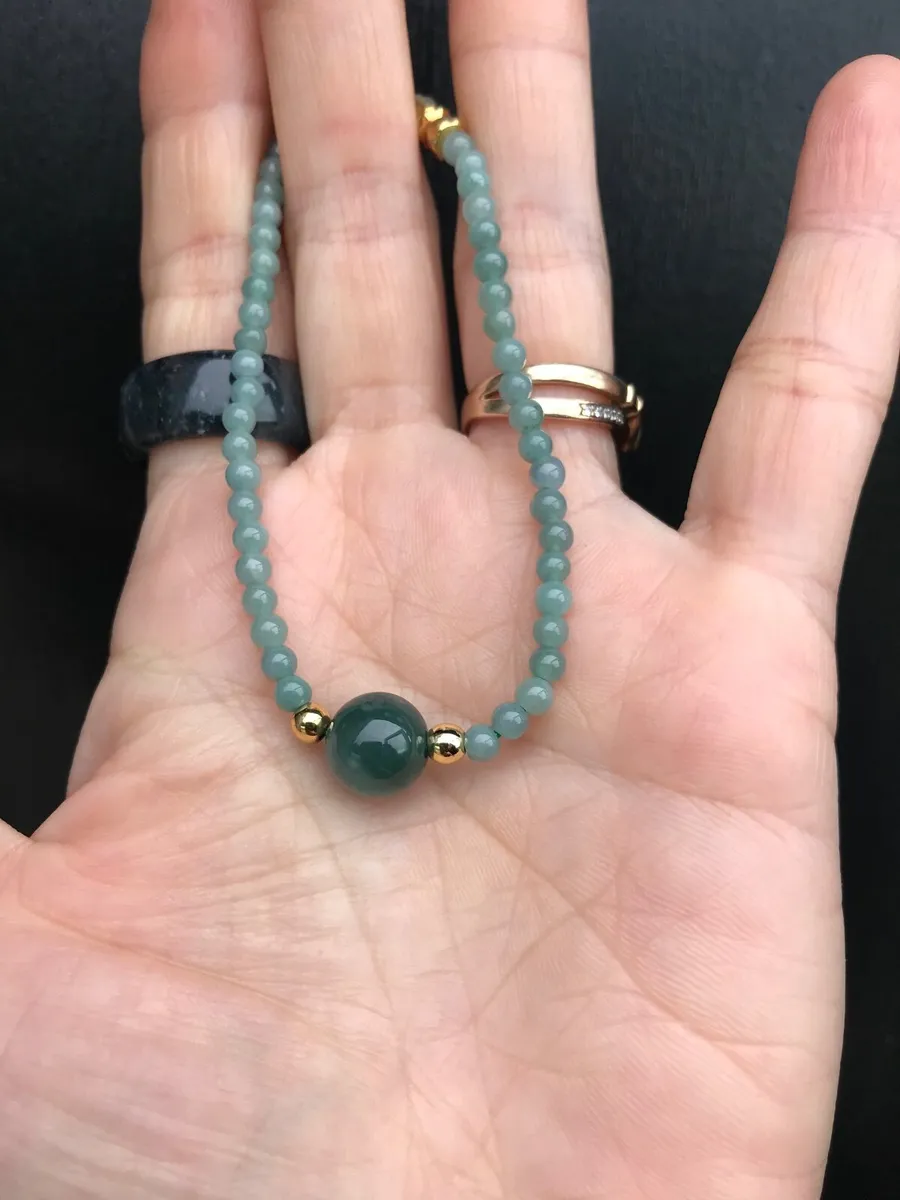 Guatemala Jadeite Jade Bracelet - Image 4