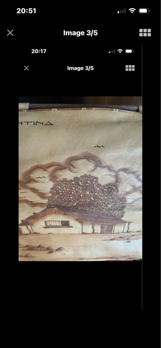 Argentina Leather Wall Art - Image 3