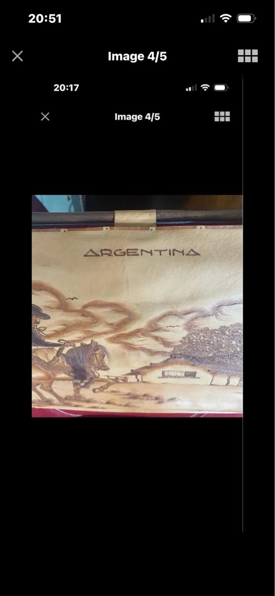 Argentina Leather Wall Art - Image 4
