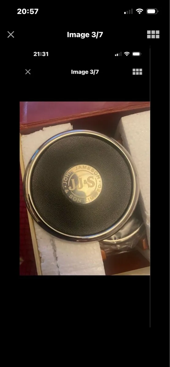 Rare Jameson Metal Coasters Set (4) - Image 3