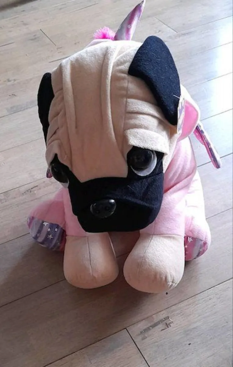 New  -  toy plush pug dog - Image 1