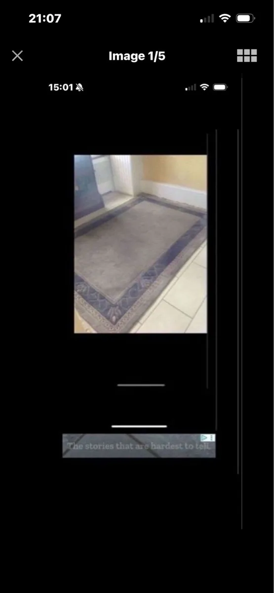 Large Hand Made Nepalese Carpet - Image 1