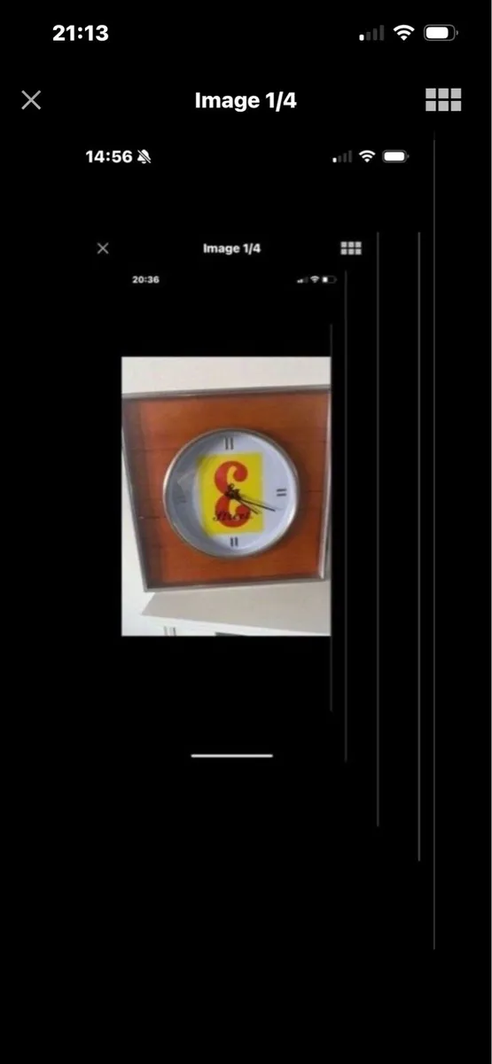 J& B Scotch Whisky Bar Clock - Image 1