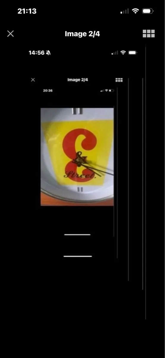 J& B Scotch Whisky Bar Clock - Image 2