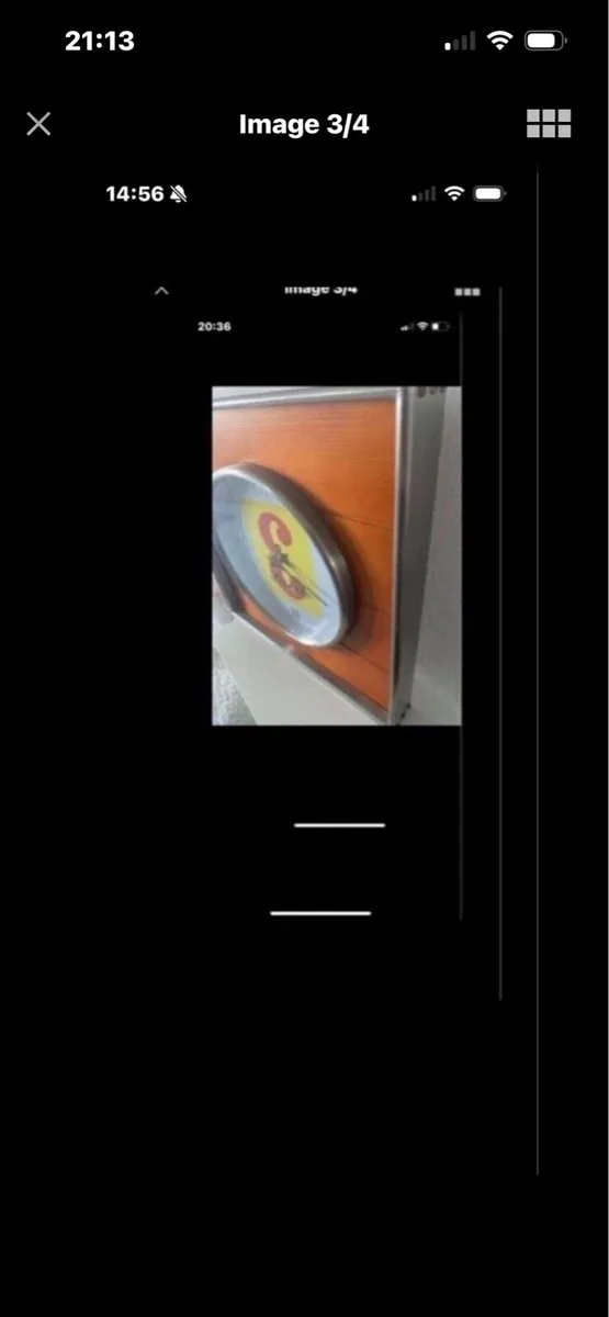 J& B Scotch Whisky Bar Clock - Image 3