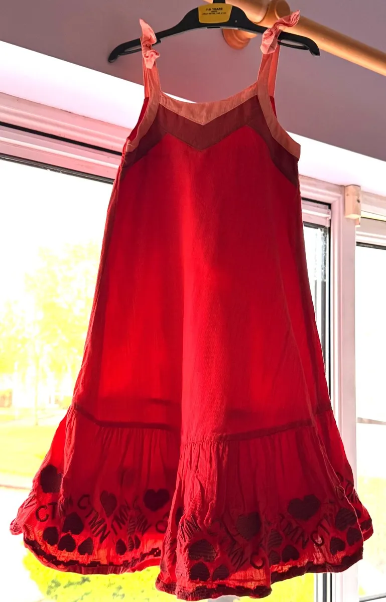 Catimini red dresses for girl - Image 1