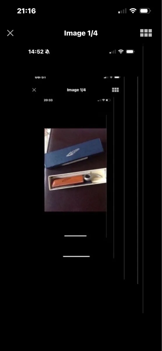 Corkscrew & Bottle Opener in Leather Case - Image 1