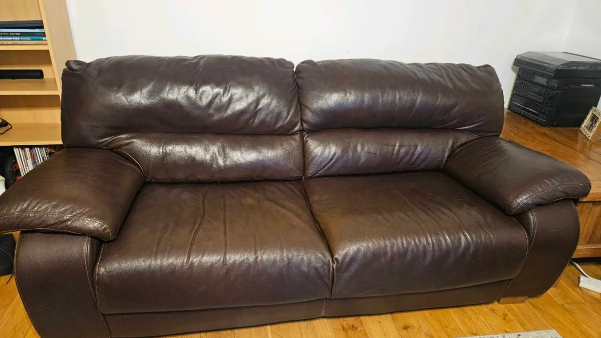 Leather sofa - Image 1