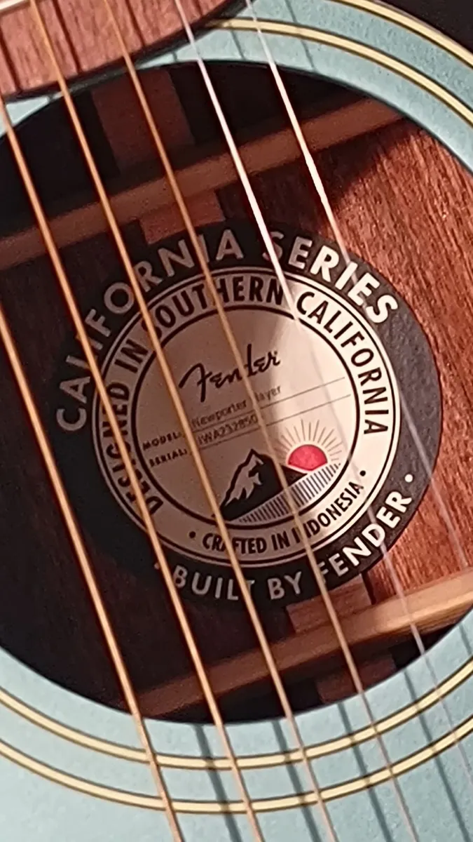 Fender Electro Acoustic Guitar - Image 3