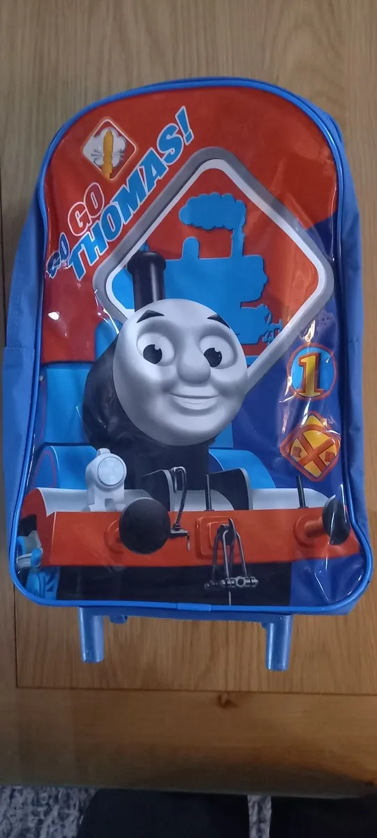 Thomas the Tank Engine Blue Luggage Bag - Image 1