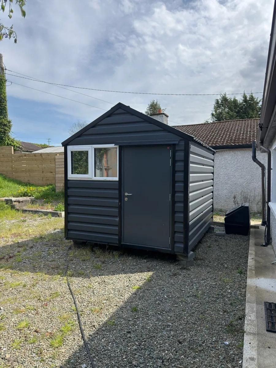 Heavy Duty Steel shed 10ftx8ft - Image 1