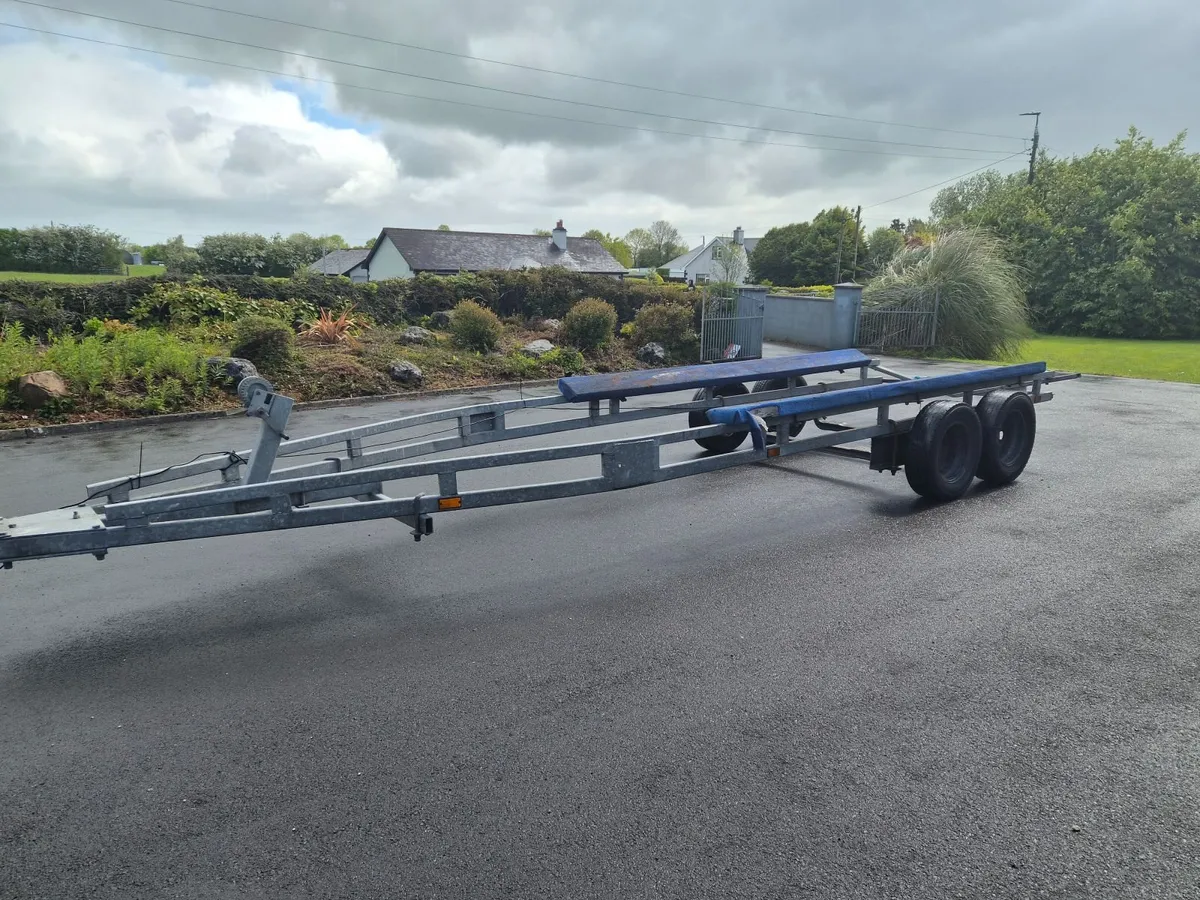 Large Heavy Duty Boat Trailer - Image 2