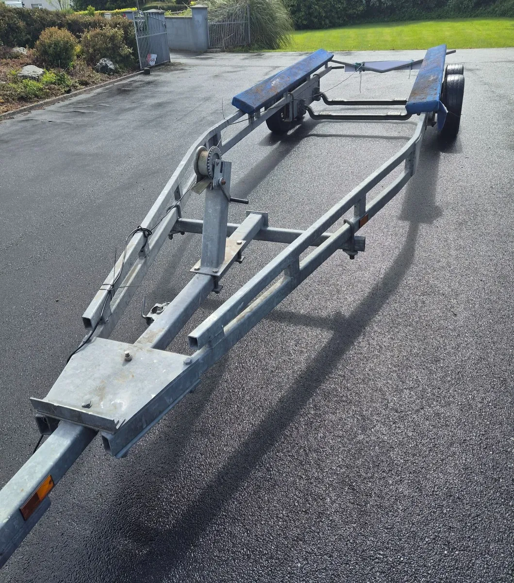 Large Heavy Duty Boat Trailer - Image 1