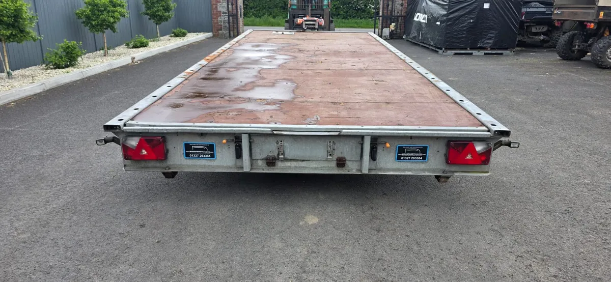 Woodford 18ft Flatbed Trailer Tri-Axle - Image 4