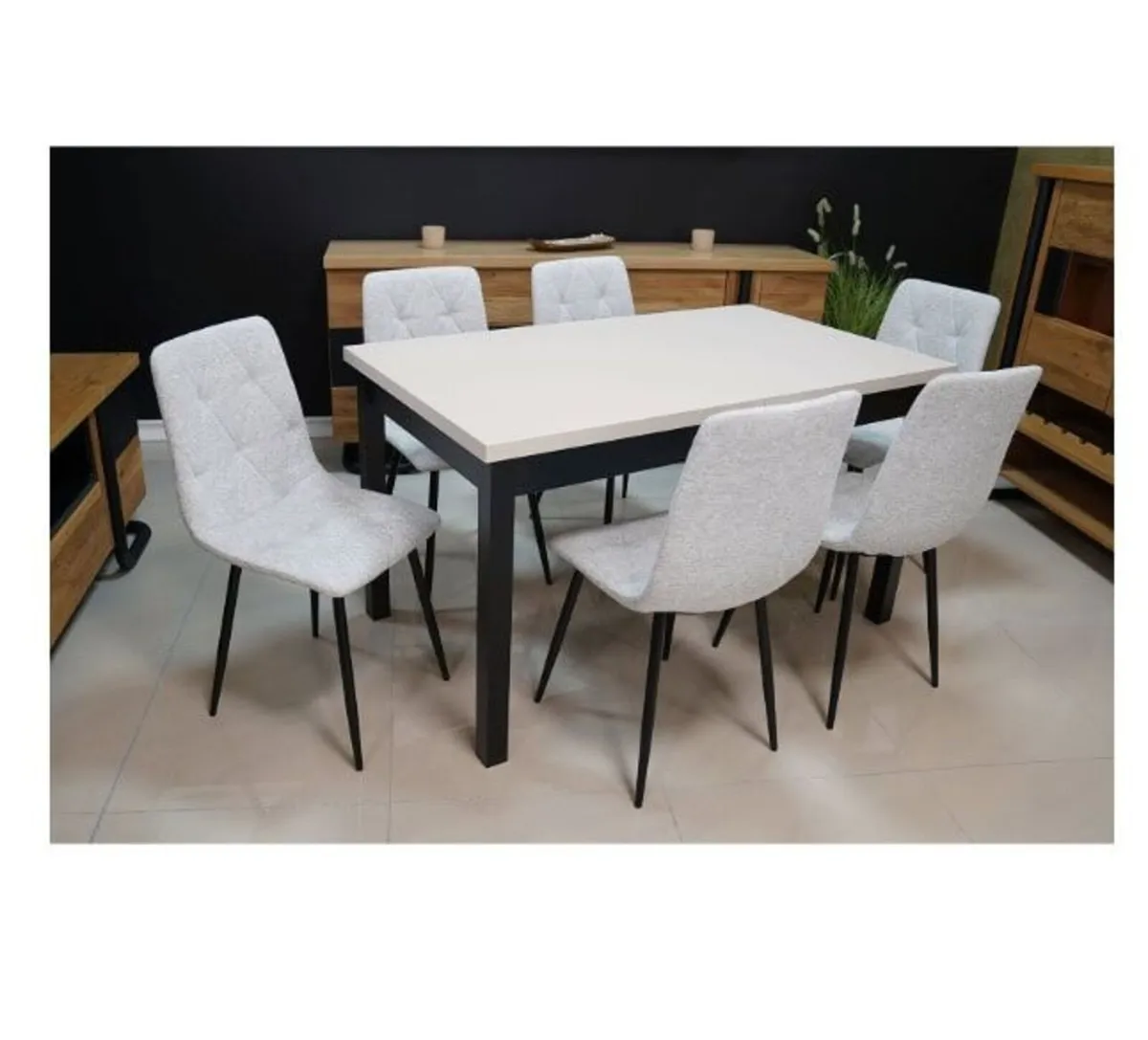 Sorven Extendable Dining Table 120 x 70 cm to 160 - Image 3