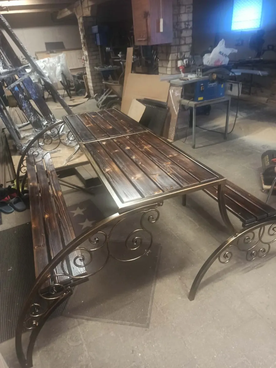 Table foldable to bench - Image 1