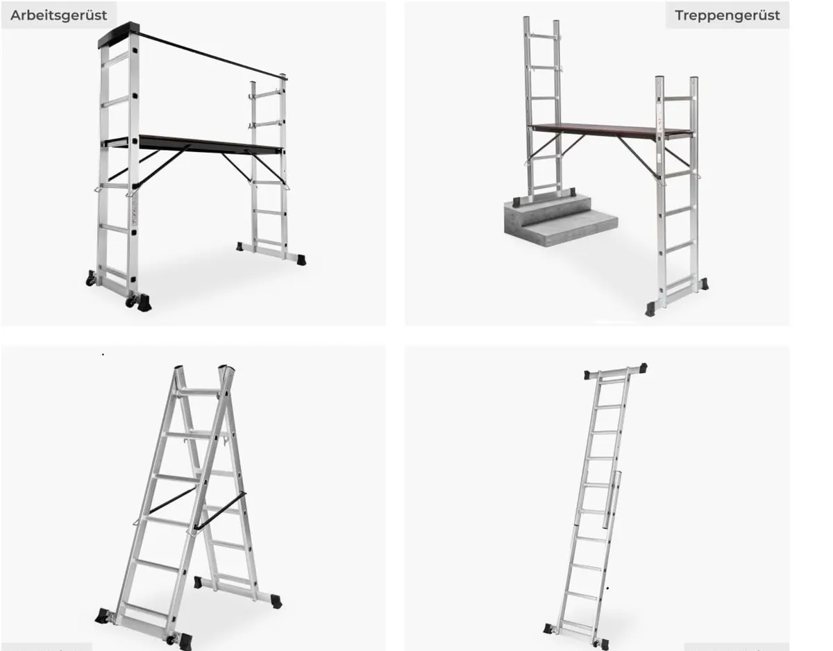 Ladder Scaffold Platform Aluminium Multi-Purpose F - Image 2