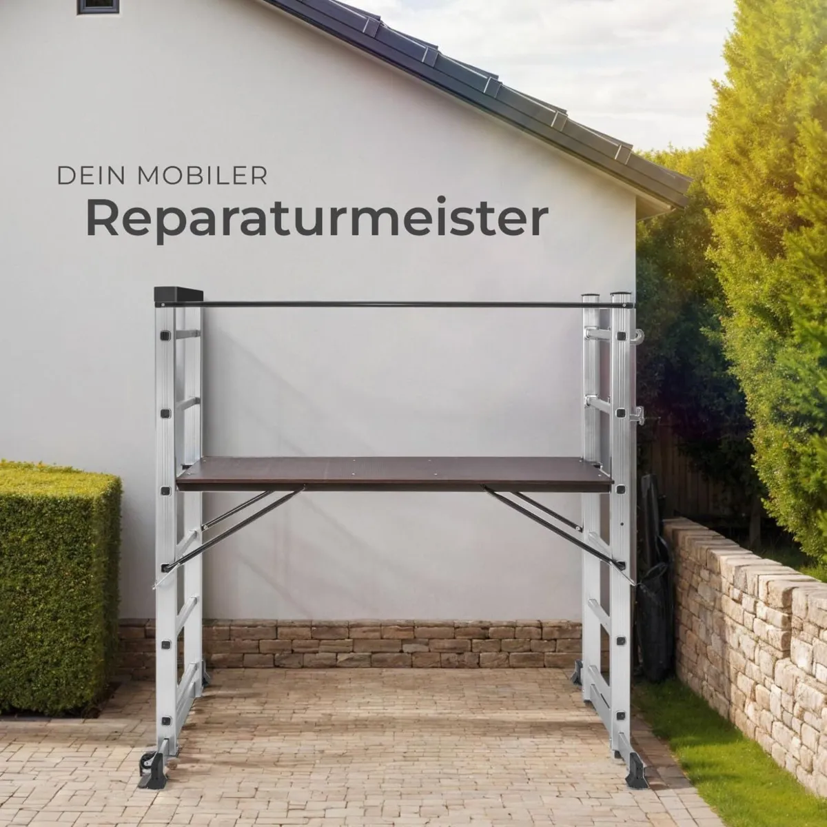 Ladder Scaffold Platform Aluminium Multi-Purpose F - Image 3
