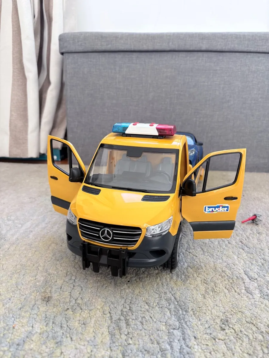 Bruder car transporter toy - Image 3