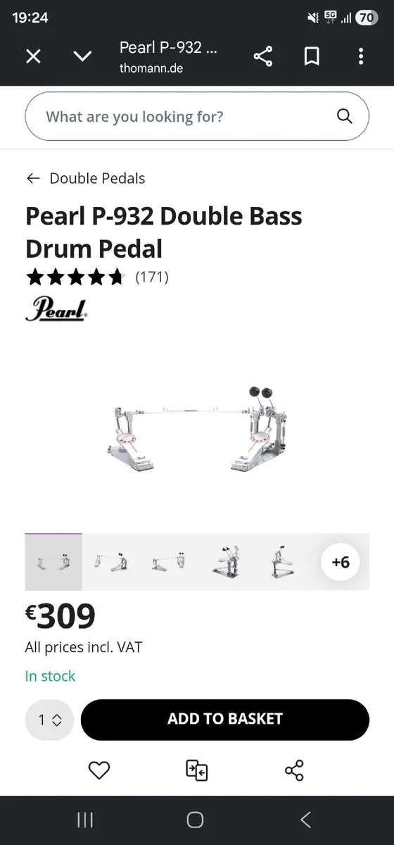 Double Bass Pedal Pearl - Image 3