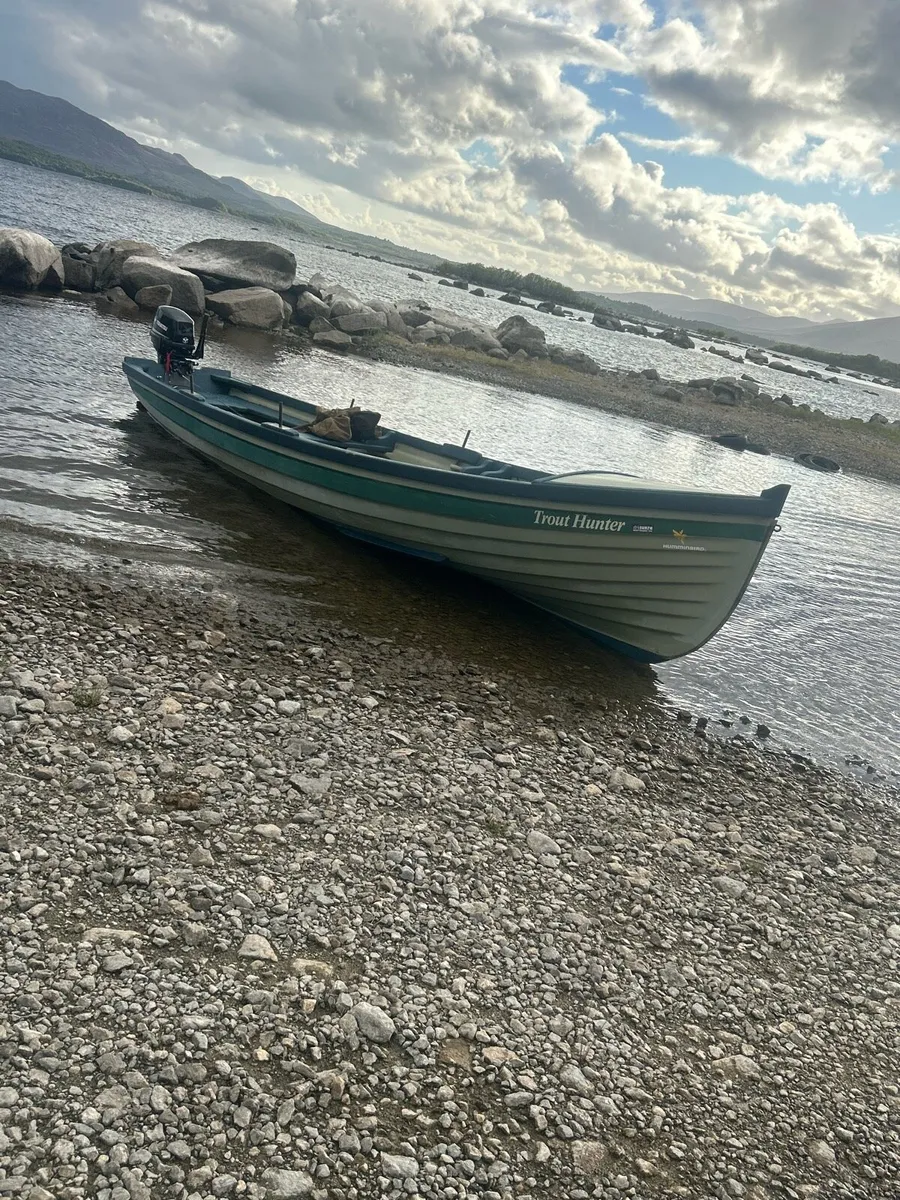 19ft Sheelin Lake Boat with galvanised Trailer - Image 2